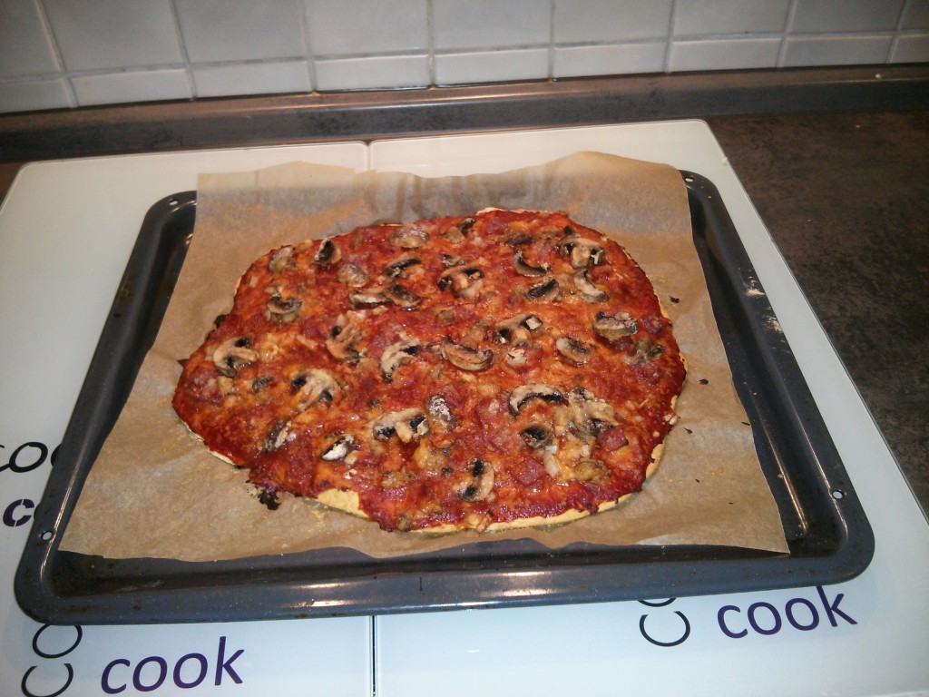 Low Carb Pizzateig aus Kichererbsenmehl - Einfach Lecker Kochen